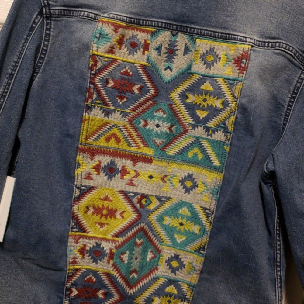 Lularoe Jaxon Jean Jacket Size L - Picture 5 of 6